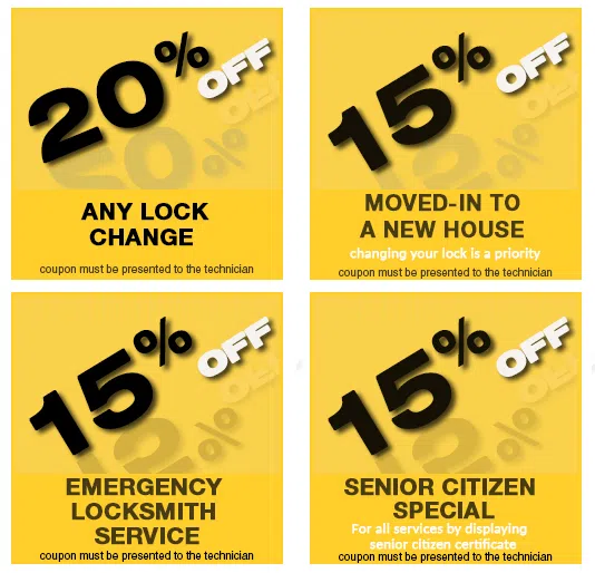 Exclusive Locksmith Service Cranston, RI 401-424-9798 - coupon-img